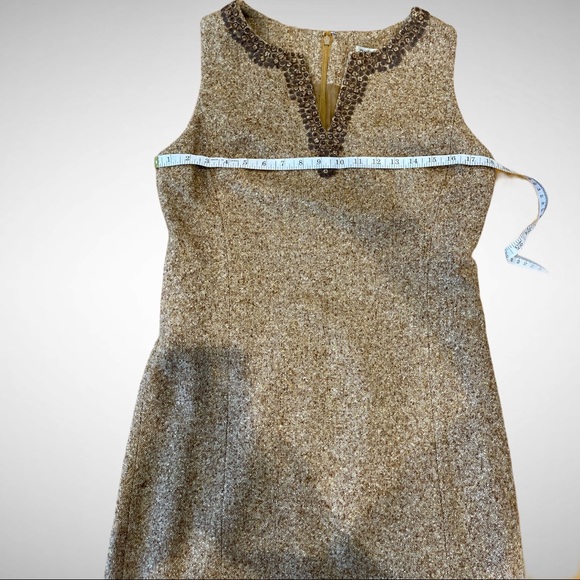 Vintage WORTH New York Wool & Silk Dress -12 - Picture 11 of 15